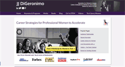 Desktop Screenshot of jjdigeronimo.com